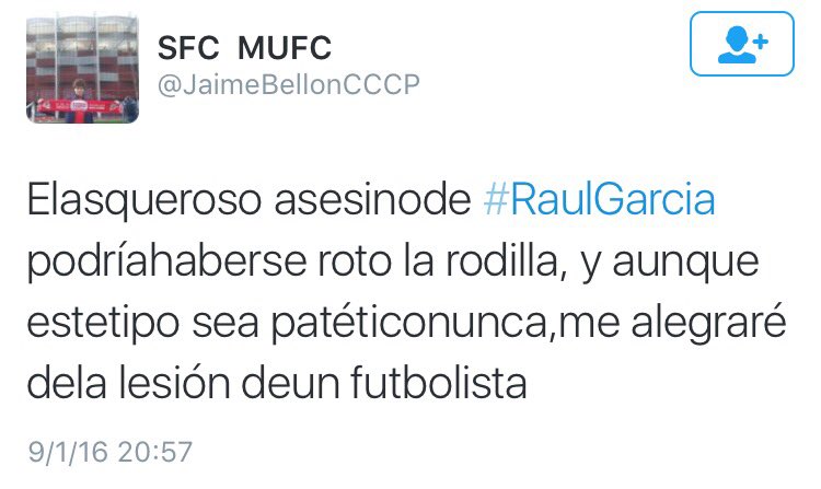 patletinavarra's tweet photo. Denunciamos y condenamos a todas estas "personas" que utilizan la red para este tipo de comentarios. #Deleznable https://t.co/708B7QDxep