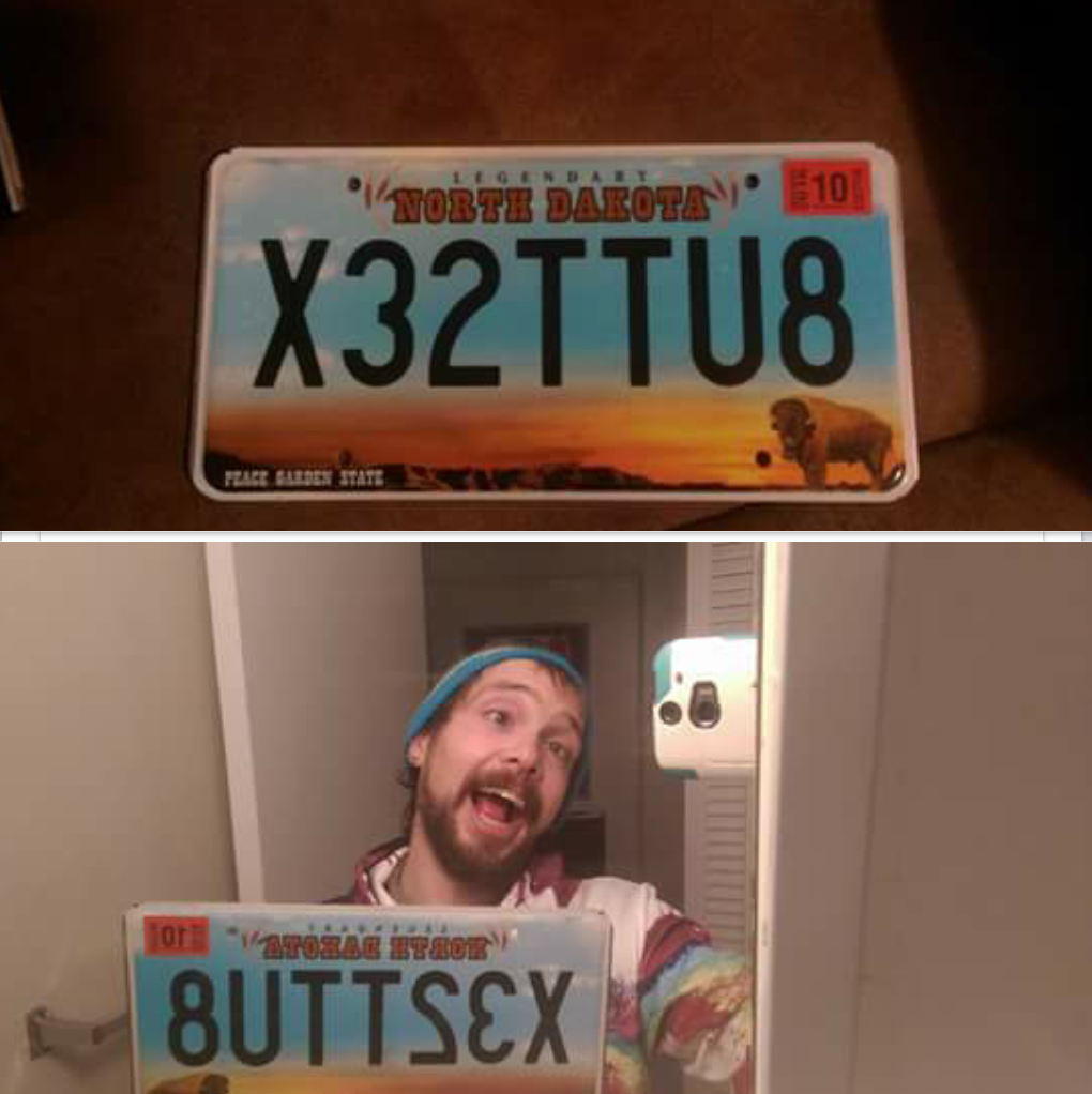 CauseWereGuys's tweet photo. Dude somehow snuck this past the DMV 😂 https://t.co/r87UymT5NK