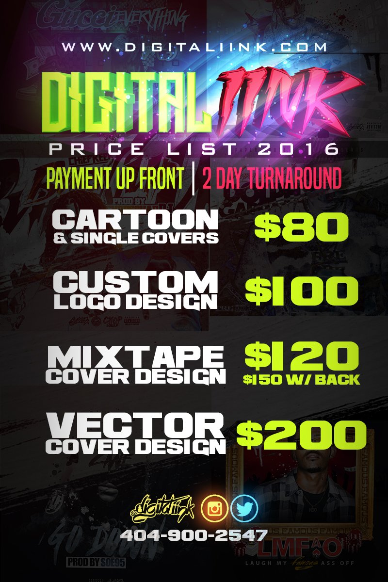 MaliQTDA's tweet photo. #PriceListing - For graphics DM me, Text me (404-900-2547) or order on https://t.co/e7vJtdjgJq #LetsWork https://t.co/QugFdoQMbd