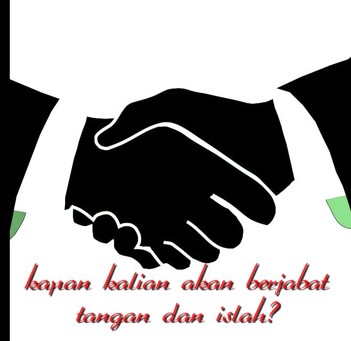 hallo pak menpora <a href="/imam_nahrawi/">Imam Nahrawi</a> pak <a href="/LaNyallaMM1/">AA LaNyalla MM</a> kpn kalian berjabat tangan dan islah untuk sepak bola indonesia?