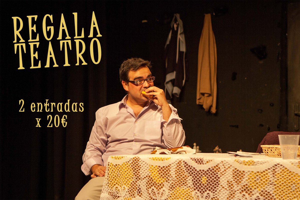 ElSepelio's tweet photo. REGALA TEATRO
Hoy hasta las 23:59, RT y envía mail a elsepelio.madrid@gmail.com para reservar tu pack https://t.co/5r1q3VRGmh