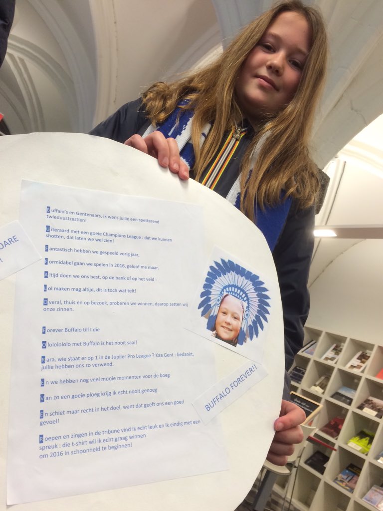 kaagentfdn's tweet photo. En de mooiste brief is van @KAAGent supporter Marie! #COBW #Gent2016 https://t.co/cu3on6jXgK
