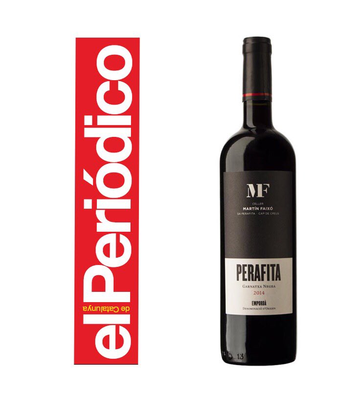 Hoy en #Dominical <a href="/elperiodico/">El Periódico</a>, Perafita Garnatxa Negra 2014, espléndida #garnatxa mediterránea. Sólo 5.000 botellas