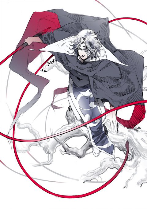 「looking at viewer white hair」 illustration images(Oldest)