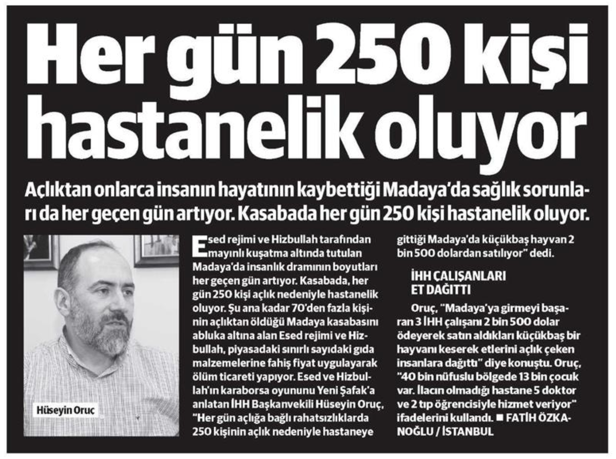 ihhinsaniyardim's tweet photo. Basında İHH

"Her gün 250 kişi hastanelik oluyor" - @yenisafak https://t.co/rdxeftVjxz
