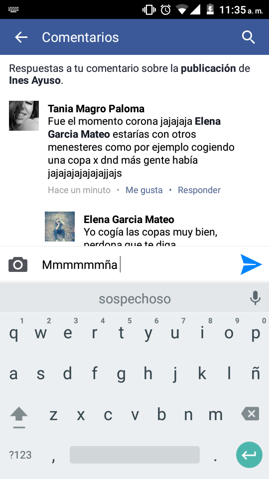TaniaMagro's tweet photo. Cuando tu móvil piensa como tu jajajajajaja @Ines_Ayuso https://t.co/sOvxtorf5Q