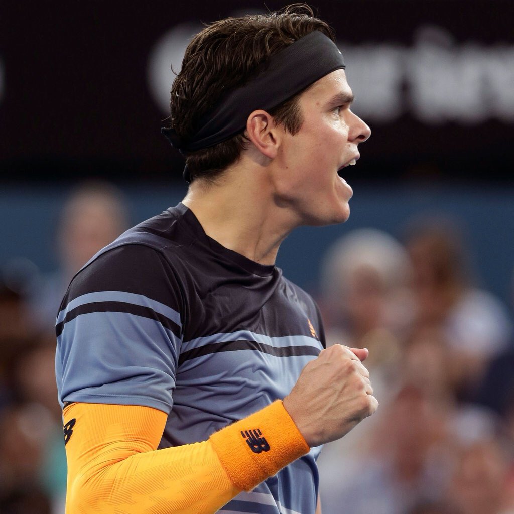 YES! #Raonic gets his 2nd win over #Federer 6-4, 6-4 to capture his 8th #ATP title at #BrisbaneTennis