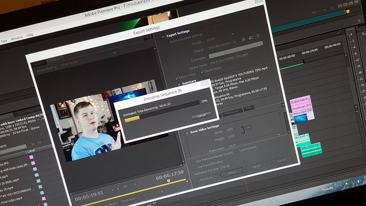 BuzzRP's tweet photo. Finally finished tomorrow's... I guess now todays Upload. Goodnight /goodmorning #Youtubers #vlogger #lifewithbuzz https://t.co/qqDLXdzjuv