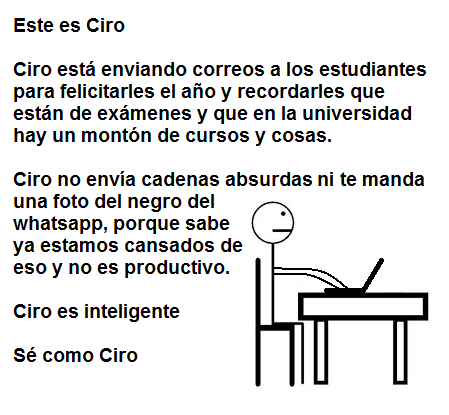 LigoteosEx's tweet photo. Ciro es inteligente.
Sé como Ciro. https://t.co/DygA7PbEAD