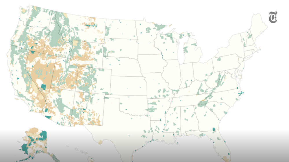 nytimes's tweet image. Why the federal government owns so much land in the West nyti.ms/1mNte4G