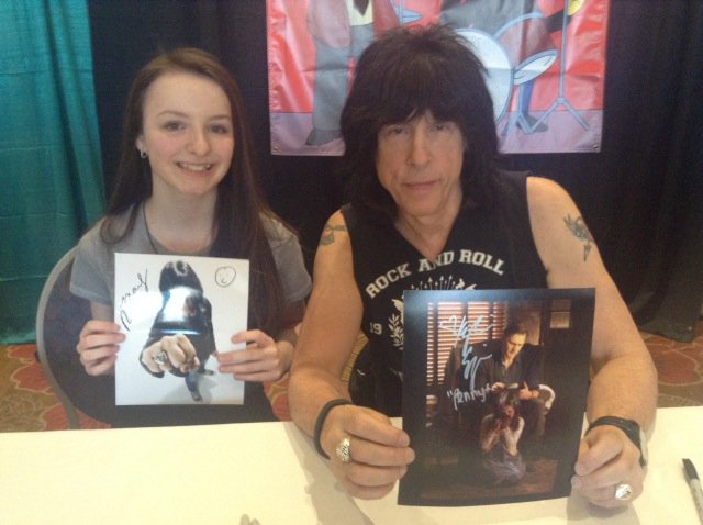 Okay, I was a little starstruck meeting <a href="/MarkyRamone/">Marky Ramone</a> yesterday at @abqcomcon!