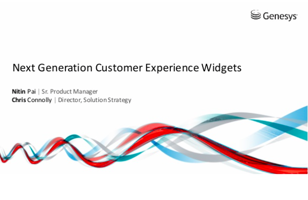 Genesys_ME's tweet photo. [Presentation] Your guide to the next generation #CX Widgets  #GForce15 https://t.co/WUFW5TGKwq https://t.co/KiYs6F7xzV