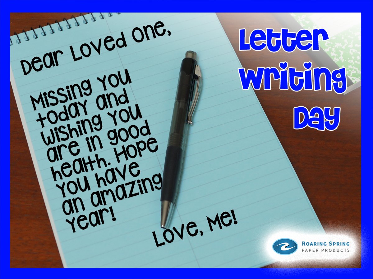 RSPaperProducts's tweet image. Nothing says happiness like getting a heartfelt letter in the mail. #LetterWritingWeek #RSPaperProducts