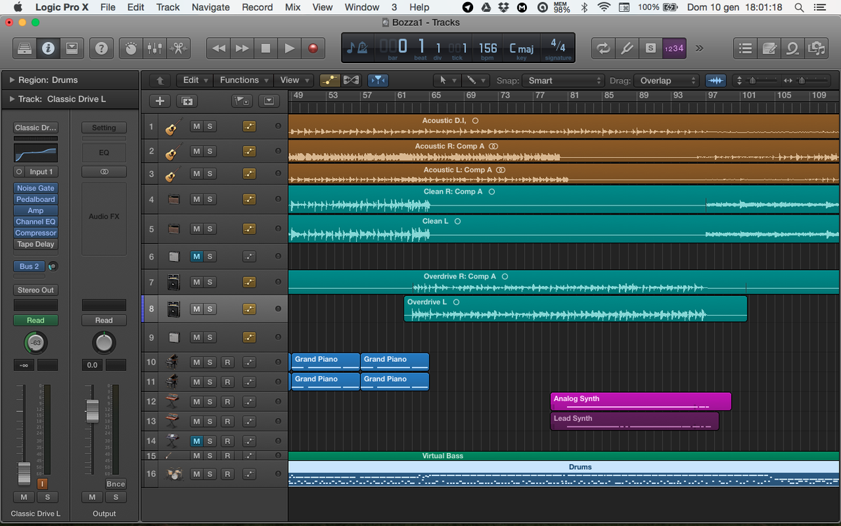 AstronautOfMind's tweet photo. Colourful takes in #logicproX, working on the new #project! #2016newyear #music #astronautofmind https://t.co/YeRkx4tAA5