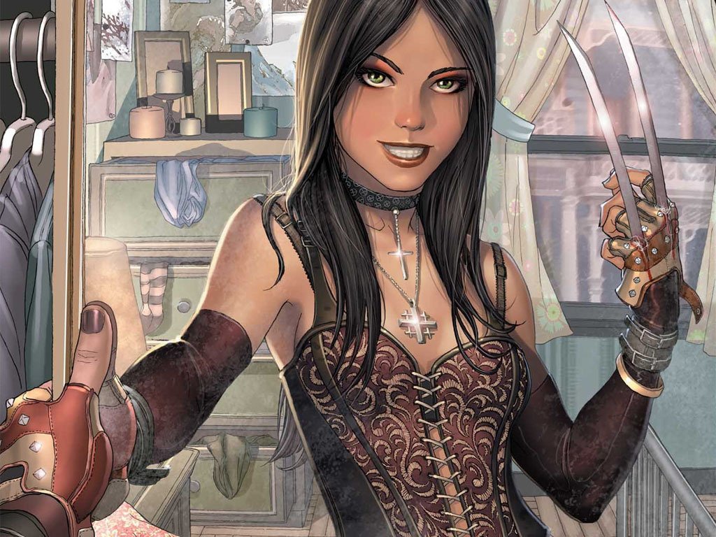 "The one time I smiled."