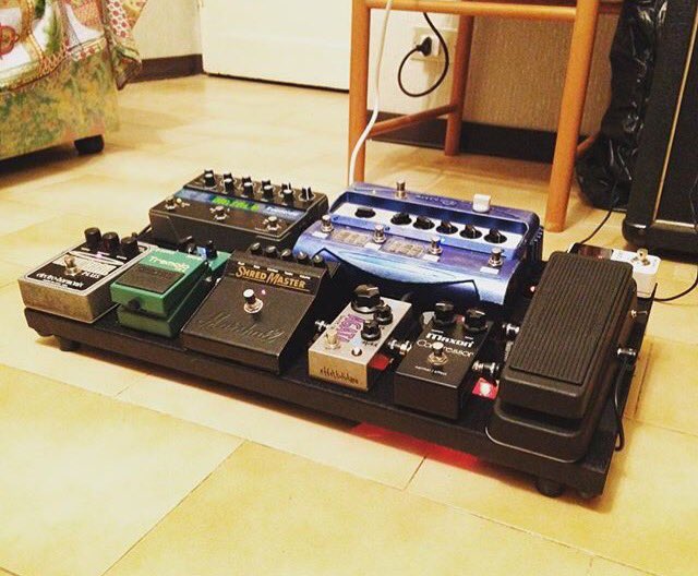 misto_music's tweet photo. My #pedalboard @tcelectronic @effettidiclara @bosspedals @EHX @Line6 @EventideAudio @MarshallAmpsUK @jimdunlopusa https://t.co/Y3j8K7baxb