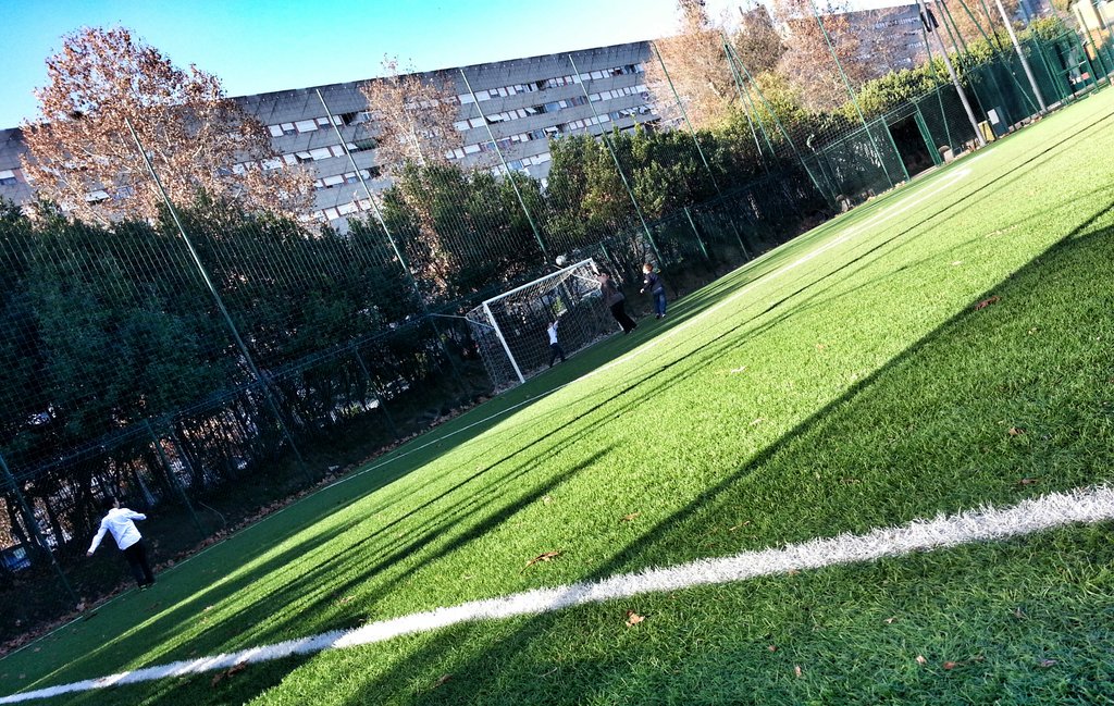 Corviale è 'na tribuna immensa
su st'anticipo de primavera. #Roma