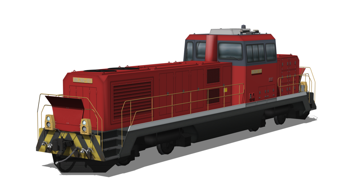 RS_contest's tweet image. プラグイン部門に作品を掲載しました。
NyahoTaro様製作の煮矢呆田鉄工NDL240形ディーゼル機関車です。
プラグイン部門は本日23時59分まで募集しております。
#RailSim架空車両コンテスト