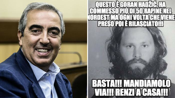 LaStampa's tweet photo. #Gasparri scambia Jim Morrison per un ladro slavo https://t.co/GaEfNH9Fj4 https://t.co/FbEM0GPXn9