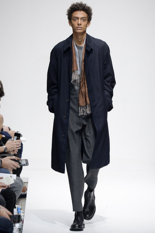 Kibo for <a href="/_margarethowell/">MARGARET HOWELL</a> #LCM #AW16 #MargaretHowell #FashionWeek #WilhelminaModels #Kibo