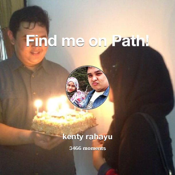 KentyRahayu's tweet photo. I've shared 3,466 memories with my friends on #Path - see them now at https://t.co/utJ9HEgC8l! #thepersonalnetwork https://t.co/VKoFCUqT4V