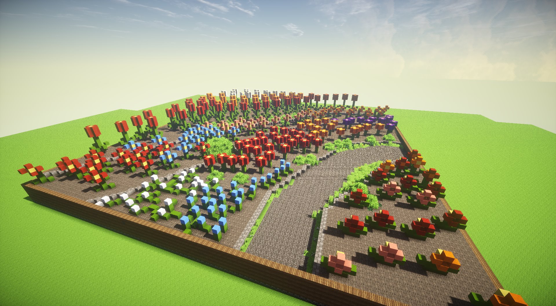 Z 2 ぜっとつー En Twitter マイクラ建築60分一本勝負 お題 植木鉢 花壇 量が花畑レベルですが一応花壇になってるので花壇です イイネ T Co Tcpgbx1ozh Twitter