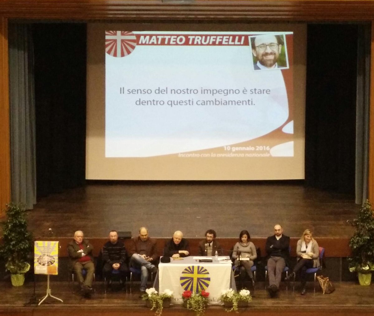 acpadova's tweet photo. Truffelli: Il presidente parrocchiale @AC1868 tesse e cuce i rapporti con le persone #actriveneto #viaggiandoAC https://t.co/kjyVq8FEQW