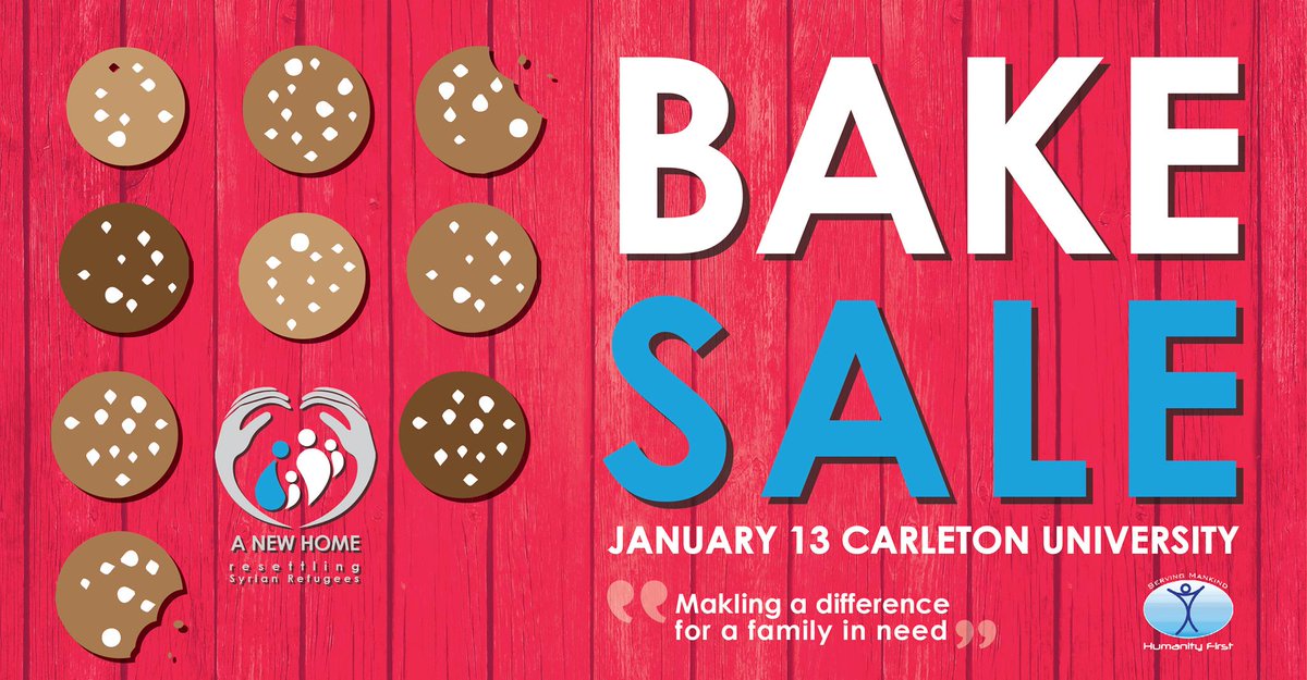 HumanityFirstO's tweet image. Come 1,come all and bring ur sweet tooth to a bake sale. All proceeds go to Syrian Refugees goo.gl/3xNCSC