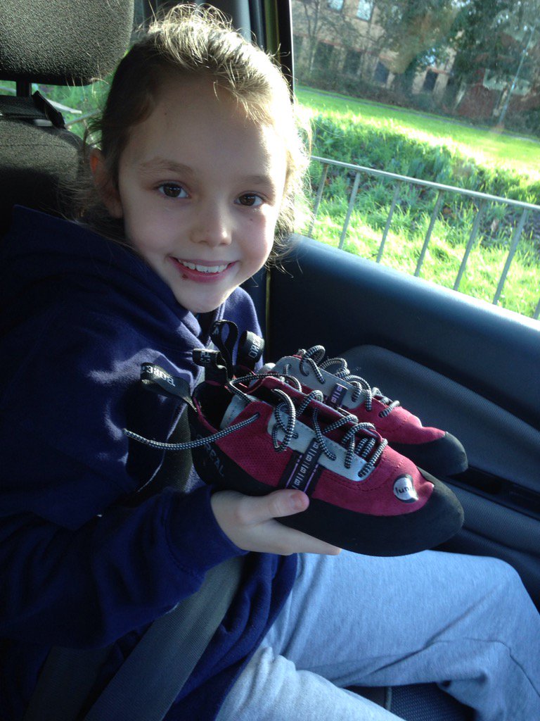 New shoes for my lil crusher who done so well at Blokfest yesterday