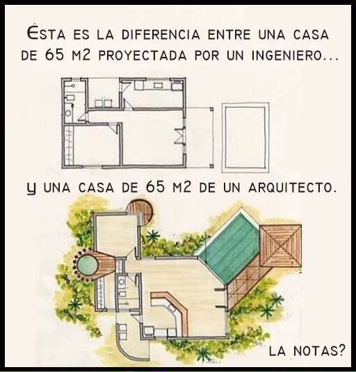 Geotechtips בטוויטר Diferencias Entre Arquitectos E Ingenieros