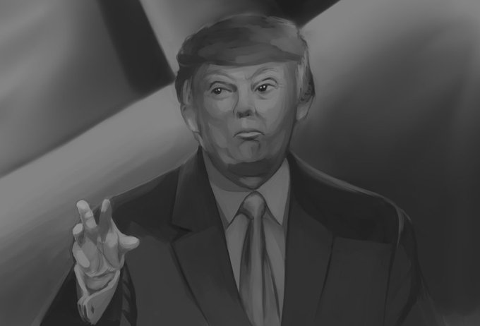 トランプ氏のtwitterイラスト検索結果 古い順