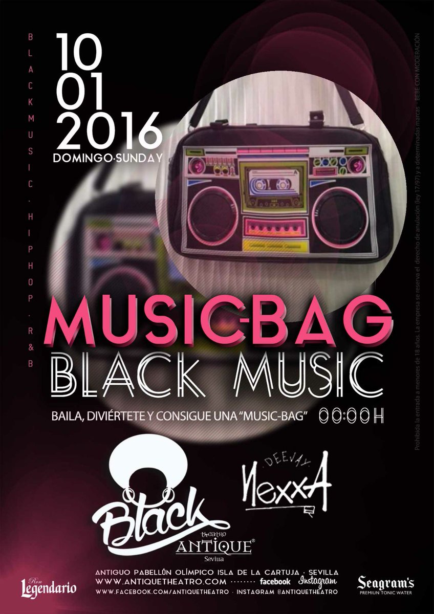 💃DOMINGOS #ANTIQUE #BLACK!💃

•Lista Pedro Rico12 a 2h.
•Reservados: 677126311