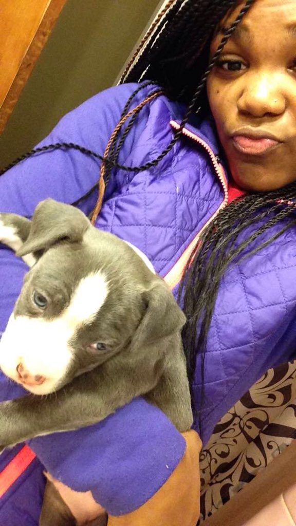 Pink_CutterKiss's tweet image. My baby Blu 💪🏾💕💙🐶