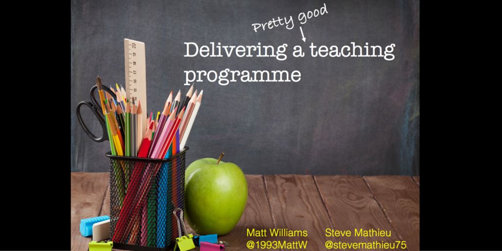 stevemathieu75's tweet photo. Delivering an ICM teaching programme

Slides and blog for workshop tomorrow at #RAFT2016
https://t.co/aRu2JRIVuW https://t.co/pgZgu60mH6