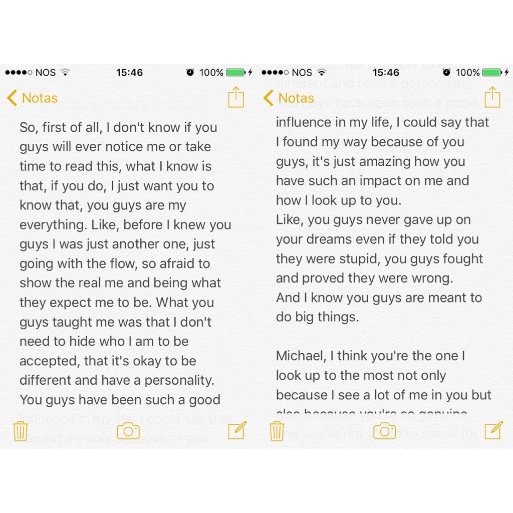 luisaalvadia's tweet photo. I hope you guys take a minute or two to read this, it would mean a lot. Pls do it? I love you so much💘💕💗 https://t.co/yaECkBJvPX