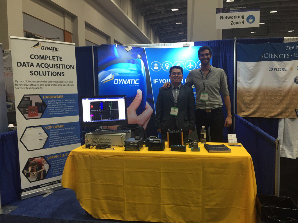 Dynatic_Test's tweet image. Kicking off the year at the  @TRBofNA Annual Meeting #DAQ #FindYourSolution