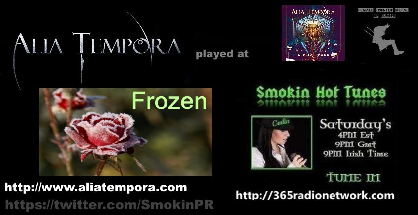 FFMoEurope's tweet photo. #Frozen + #LeaveYouBehind #PlayedAt @SmokinPR @AliaTemporaBand #femalefrontedmetal #symphonicmetal #metal @365RNM https://t.co/EXVvB2umP1