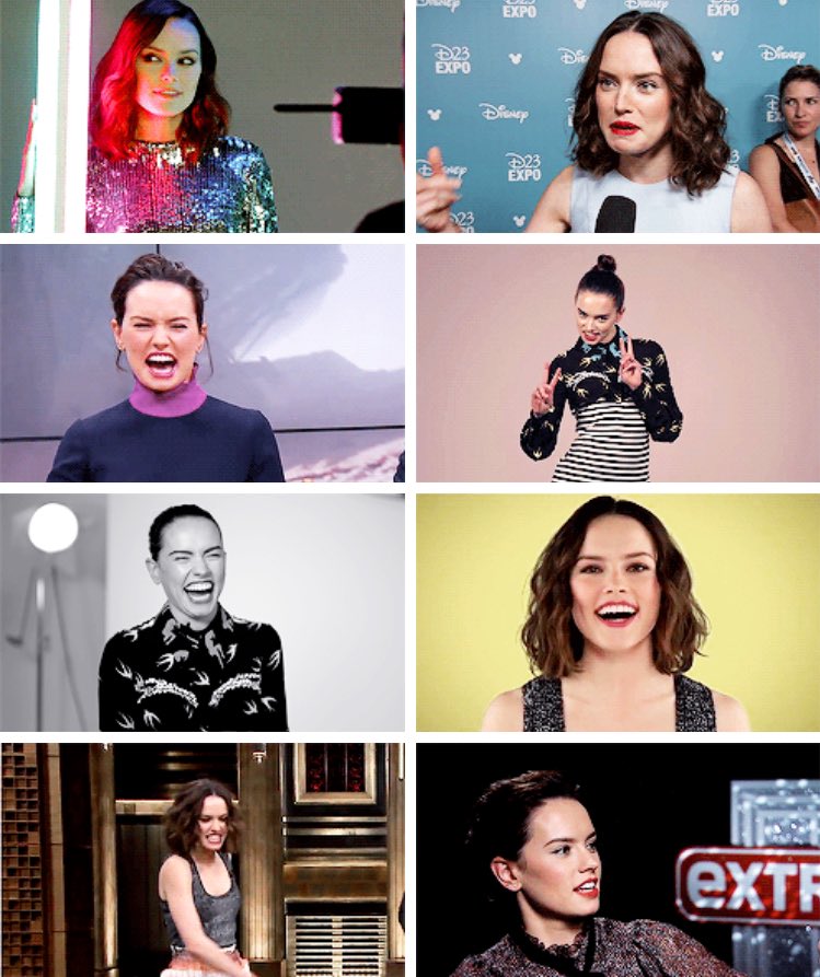 daisy + facial expressions