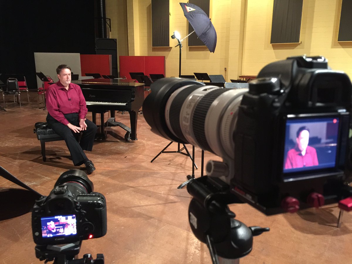 CanadianOpera's tweet photo. When Canadian tenor #MichaelColvin isn’t getting ready for #COCFigaro, he’s talking about #COC1617! Jan 13th! #shh https://t.co/riviyoPEoG