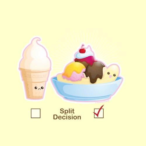 Do you keep prefer a simple ice cream cone or our famous Rich's Banana Split?