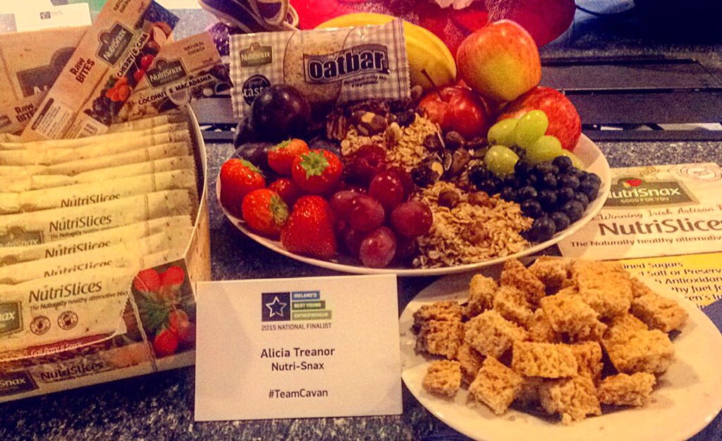 Beautiful Healthy NutriSnax display in Google HQ, Dublin! Who couldn't love healthy food ?🍇🍊🍎 #NutriSnax #Healthy