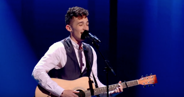 JOEdotie's tweet photo. VIDEO: This Tipperary fella produced a class version of Maniac 2000 on the Voice of Ireland https://t.co/u5kB3qBXLQ https://t.co/qvsFBCAm3b
