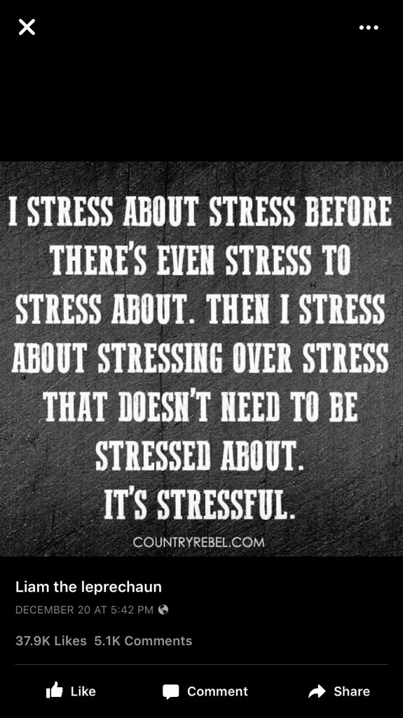 Kbmae3's tweet photo. This is definitely me #alwaysstressing https://t.co/B7t9FfGZqR