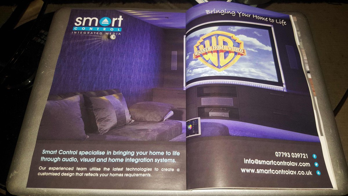 Great double page advert in #lancashirelife for <a href="/smartcontrolav/">Smart Control</a>
Very reasonable prices &amp; amazing installs/equipment.