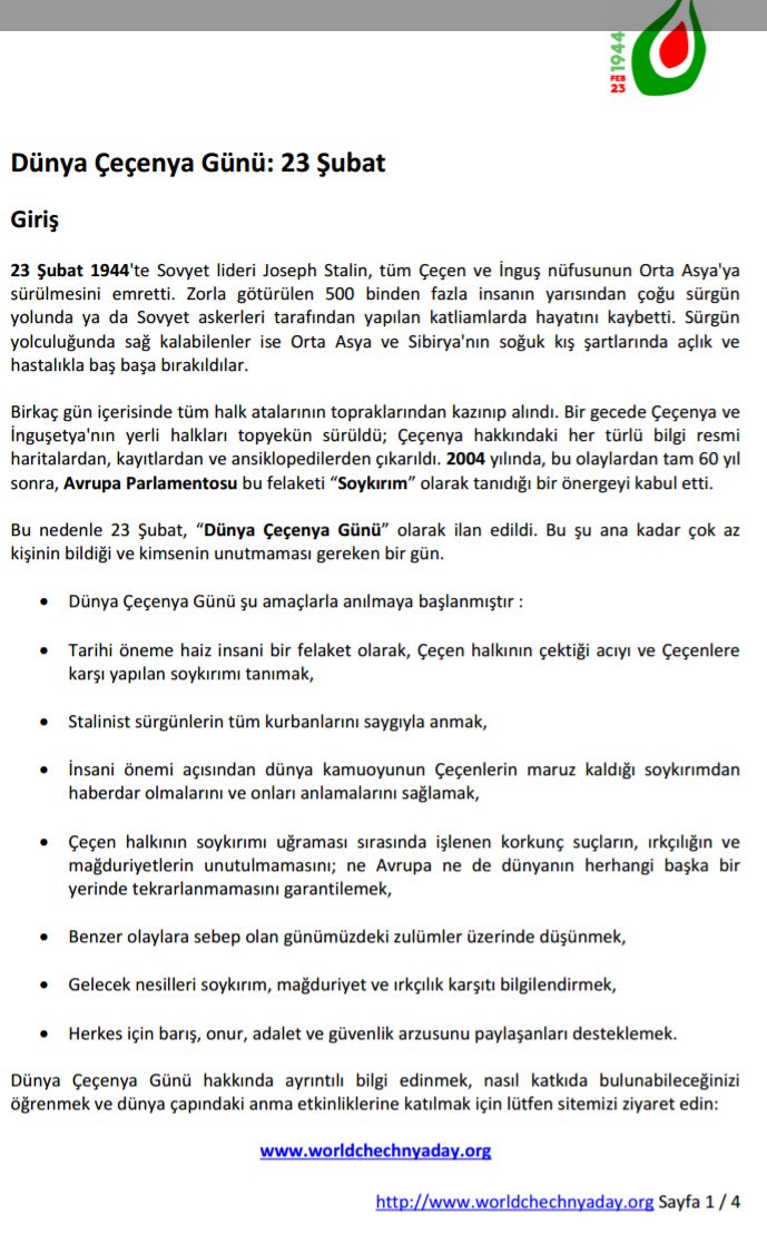 SolokhUlku's tweet photo. #WorldChechenDay
#23subat #dünyaÇeçenGünü #TBMM tarafından tanınsın. https://t.co/SlqPGiALSB