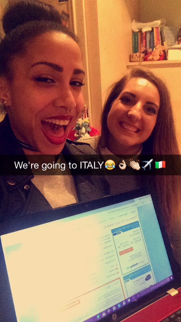 ITS HAPPENING! ITALY WE'RE COMING FOR YA <a href="/sheena202/">sheena janssen</a> <a href="/EleSata/">Elena Satanassi</a> 👌🇮🇹👏👭💖