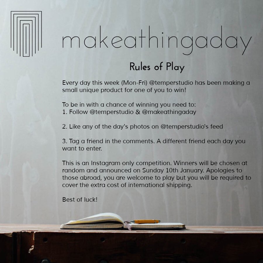 makeathingaday's tweet photo. #makeathingaday winners are currently being chosen...stay tuned for the winners announcement! https://t.co/SNYW4JDHJx