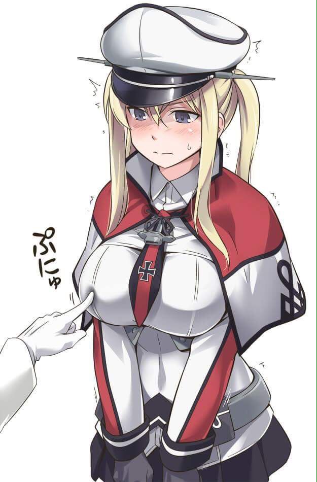 2GoodItsBad's tweet image. "P-Please do not poke my breast, Admiral..."