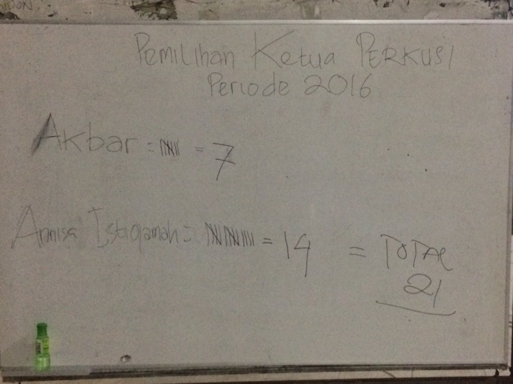 perkusiUNTAD's tweet photo. Hasil MUBES perkusi https://t.co/Blntn28w3G