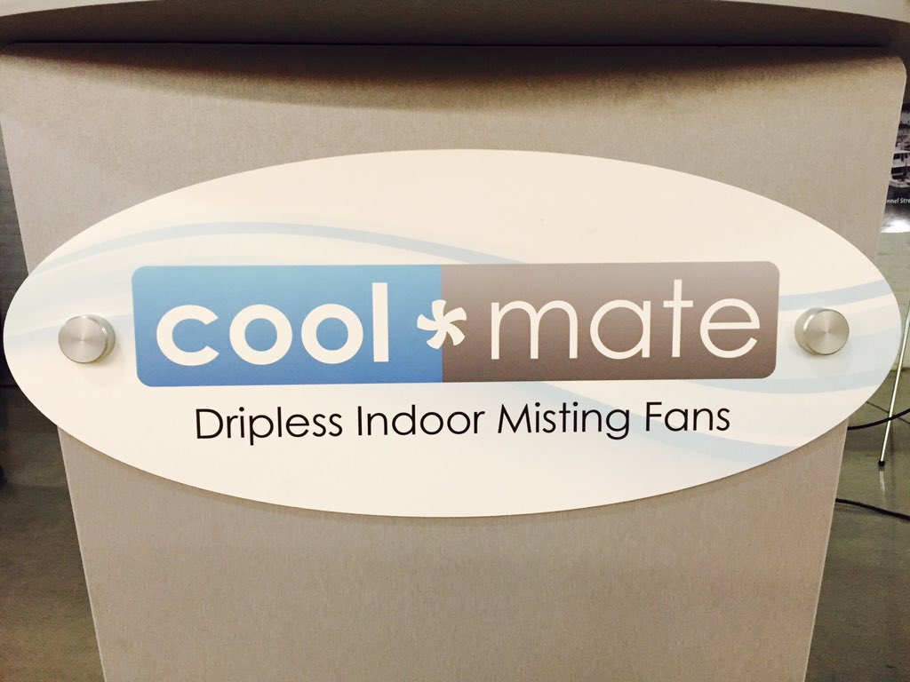 Maghen_Eisan's tweet photo. Feeling hot? Don't fear, #coolmate is here! Come learn about our nano mist technology at the @TorontoBoatShow https://t.co/ioQqziN1LQ